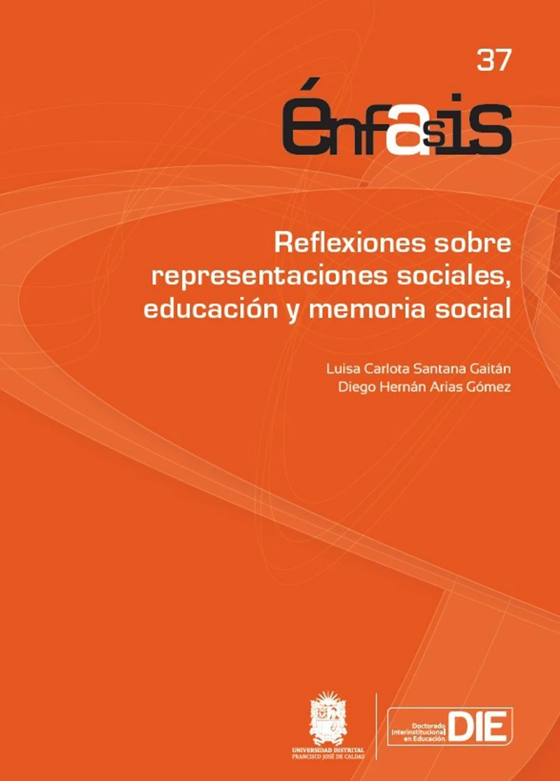 Portada: Reflexiones sobre representaciones sociales, educación y memoria social