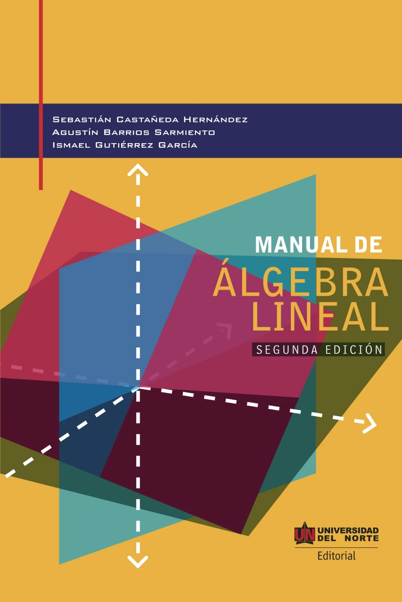 Portada: Manual de álgebra lineal 2da edición