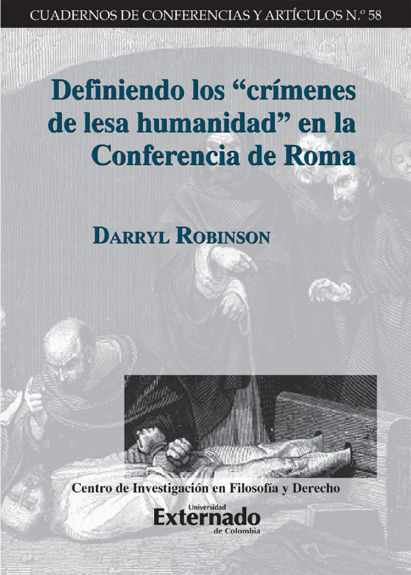 Portada: Definiendo los "crímenes de lesa humanidad" en la Conferencia de Roma