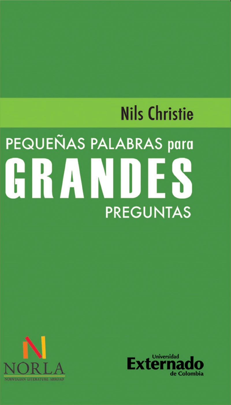 Portada: Pequeñas palabras para grandes preguntas