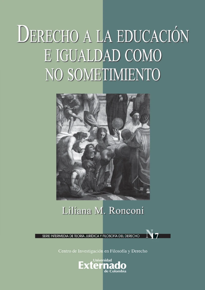 Portada: Derecho a la educación e igualdad como no sometimiento