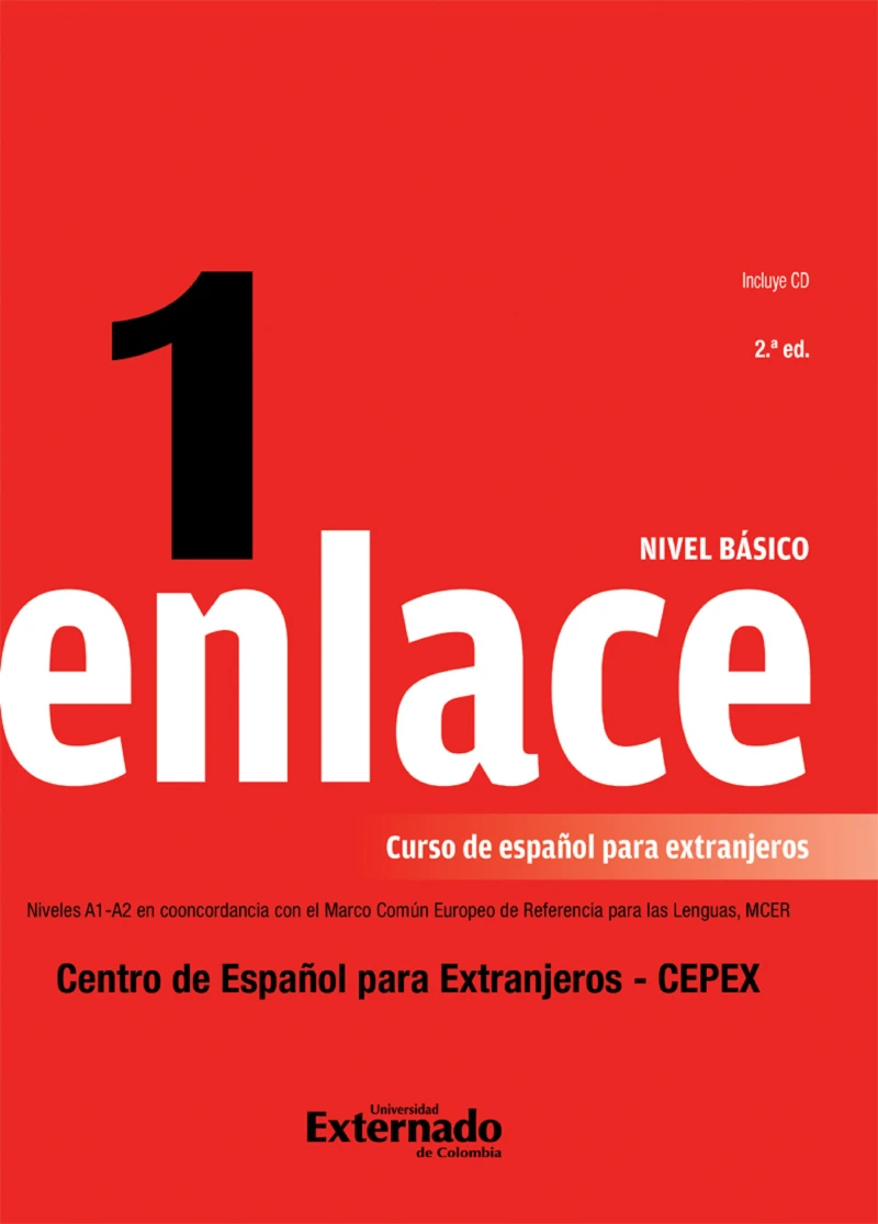 Portada: Enlace 1: Curso de español para extranjeros (Nivel básico)
