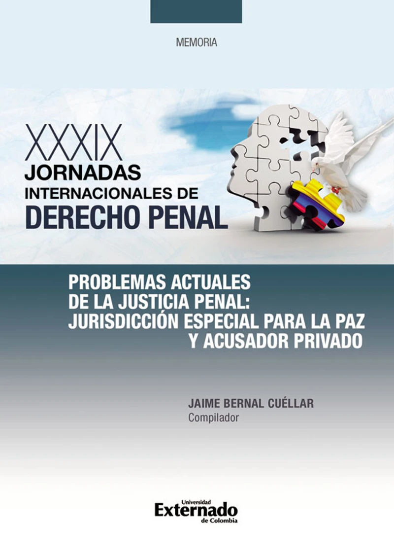 Portada: Problemas actuales de la justicia penal