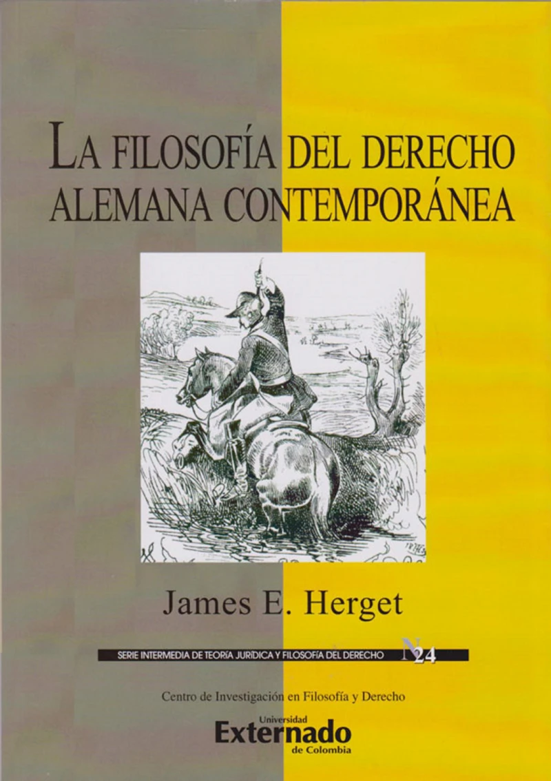 Portada: La filosofía del derecho alemana contemporánea