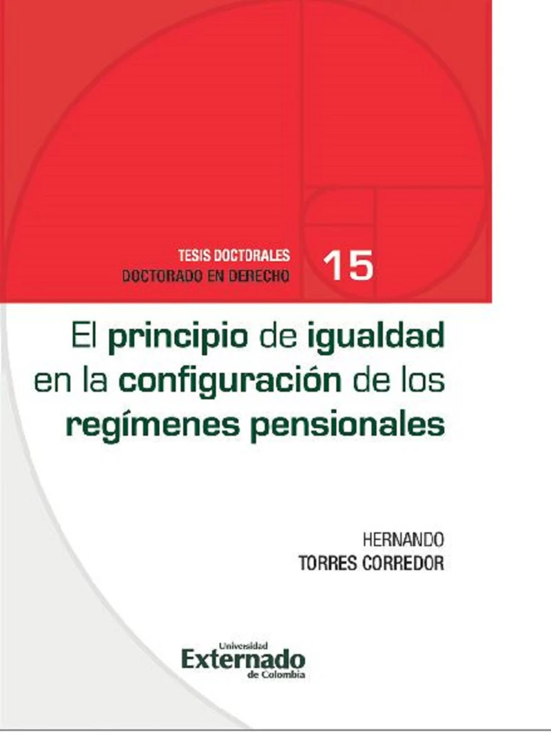 Portada: El principio de igualdad en la configuración de los regímenes pensionales