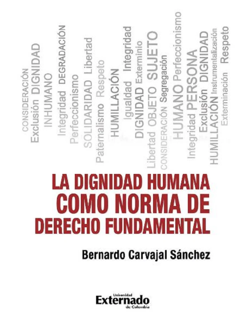Portada: La dignidad humana como norma de derecho fundamental