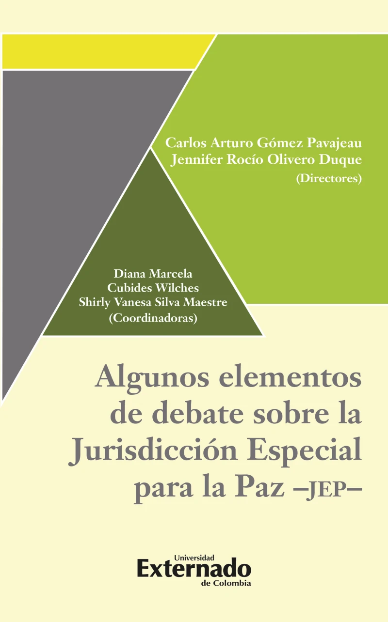 Portada: Algunos elementos de debate sobre la Jurisdicción Especial Para La Paz - JEP -