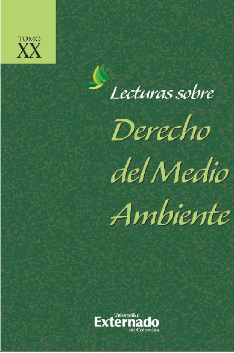 Portada: Lecturas sobre derecho del medio ambiente  Tomo XX + índices