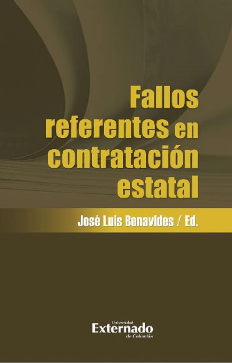 Portada: Fallos referentes en contratación estatal