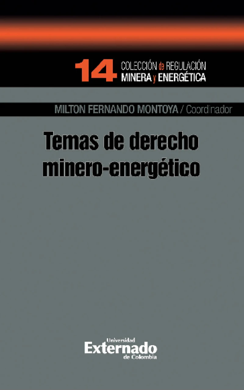 Portada: Temas de derecho minero-energético