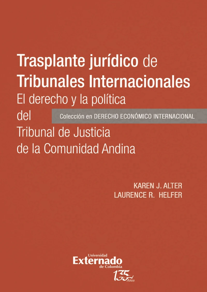 Portada: Trasplante jurídico de tribunales internacionales