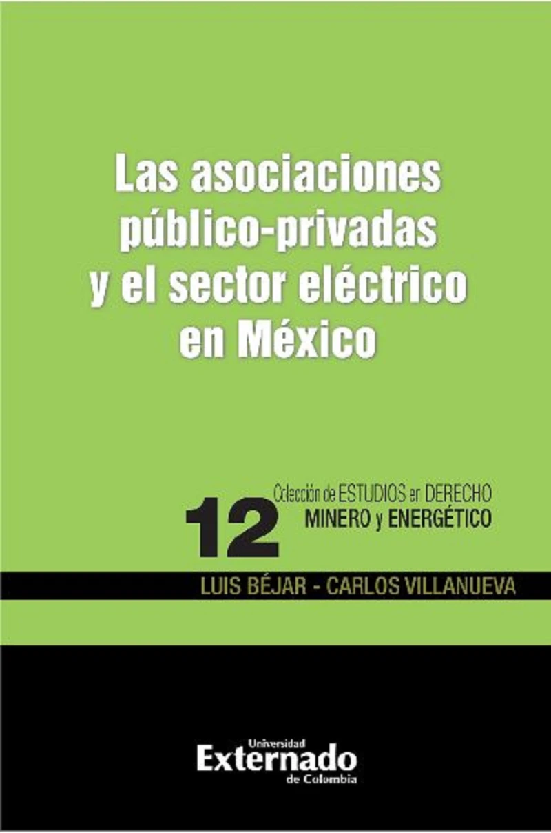 Portada: Las asociaciones público-privadas y el sector eléctrico en México