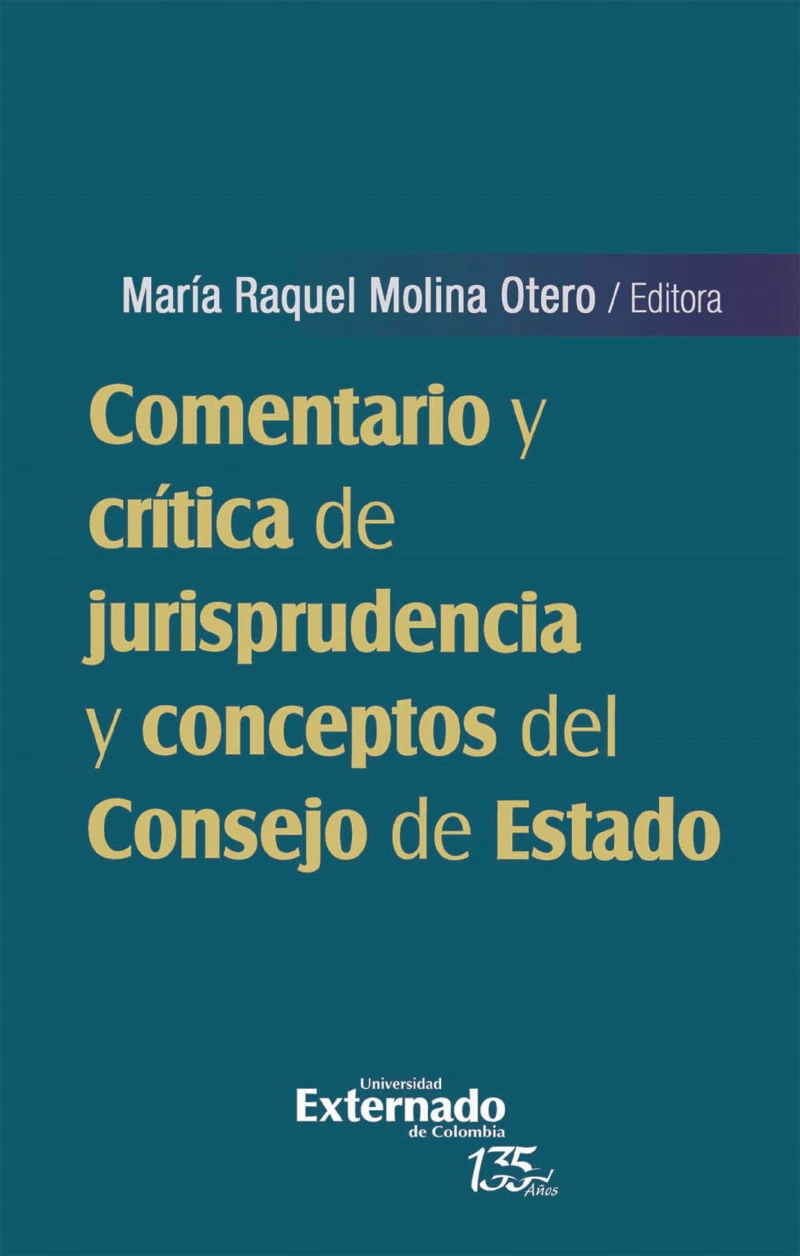 Portada: Comentario y crítica de jurisprudencia y conceptos del Consejo de Estado