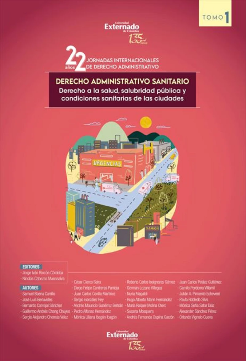 Portada: Derecho Administrativo Sanitario Tomo 1