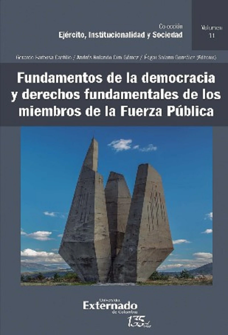 Portada: Fundamentos de la democracia y derechos fundamentales de los miembros de la Fuerza Pública