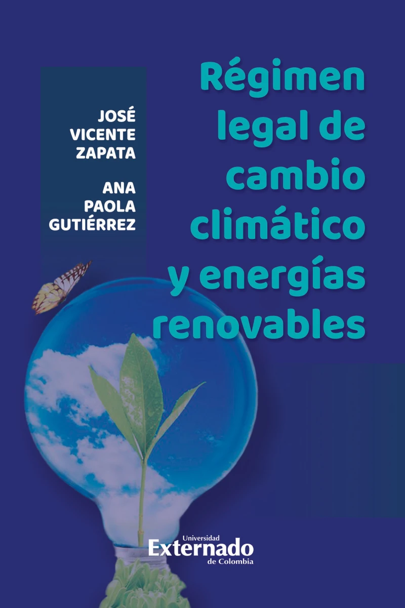 Portada: Régimen legal de cambio climático y energías renovables