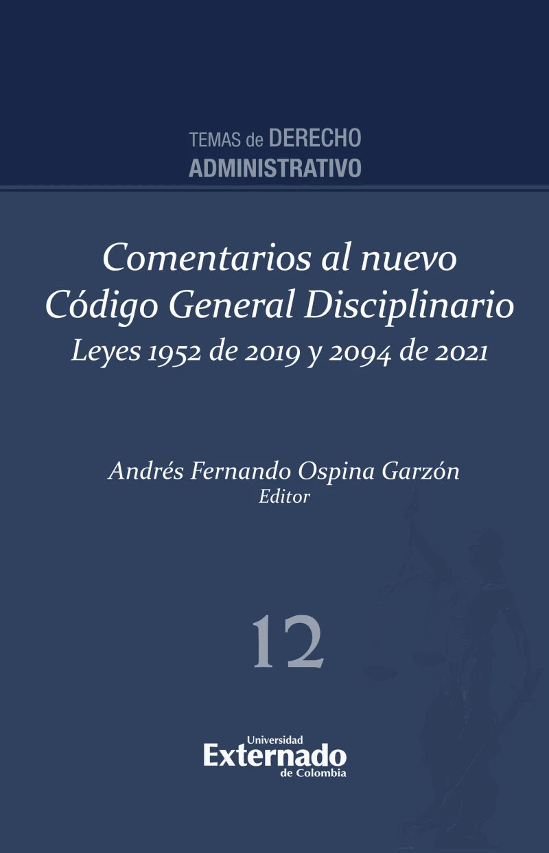 Portada: Comentarios al nuevo Código General Disciplinario