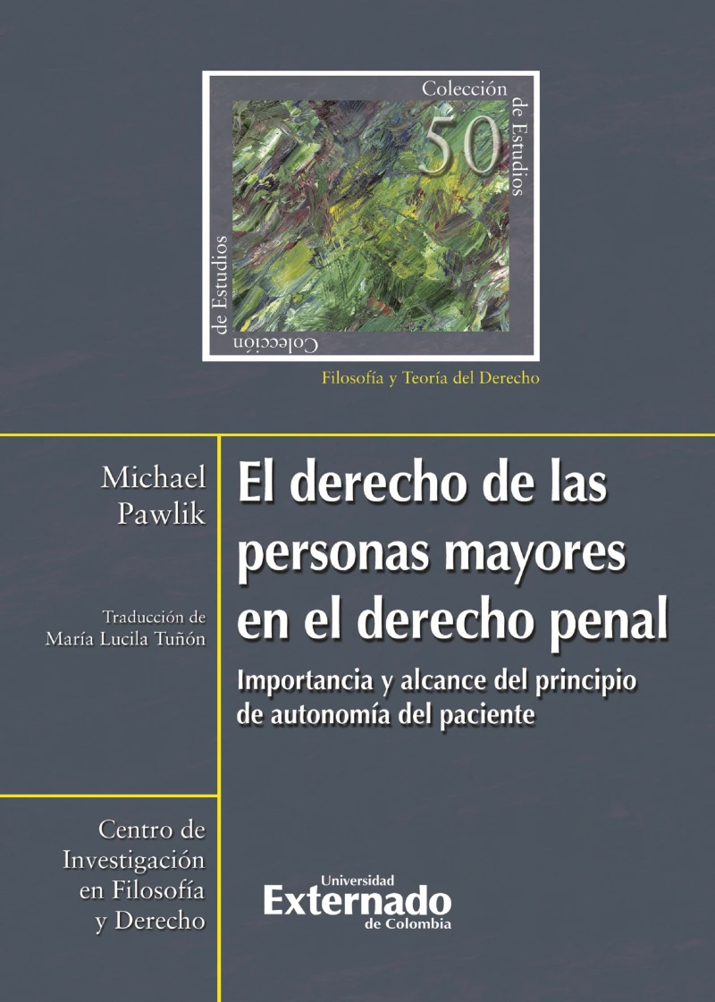 Portada: Derecho de las personas mayores en el derecho penal.