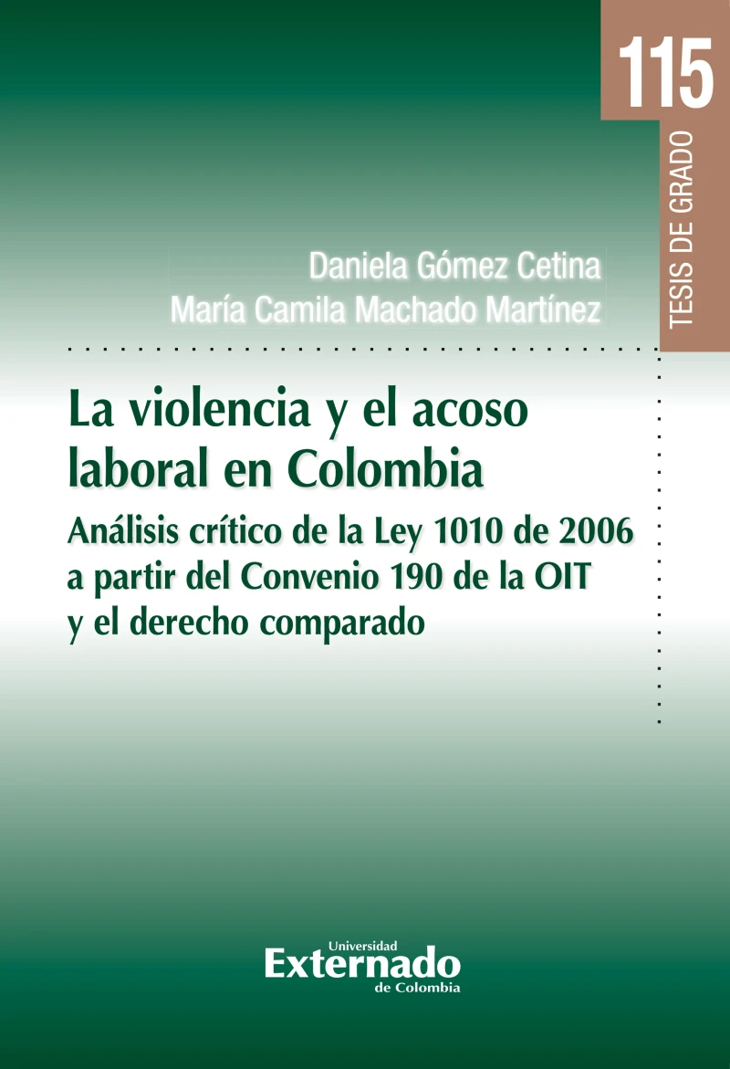 Portada: La violencia y el acoso laboral en Colombia