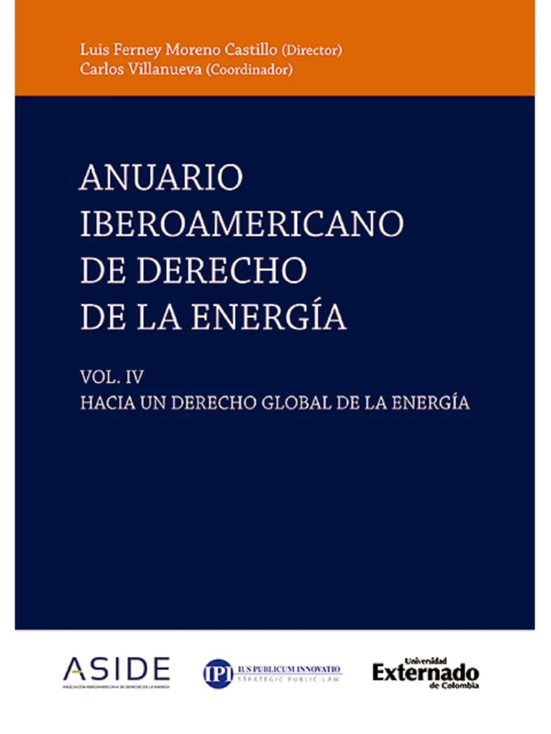 Portada: ANUARIO IBEROAMERICANO DE DERECHO DE LA ENERGÍA