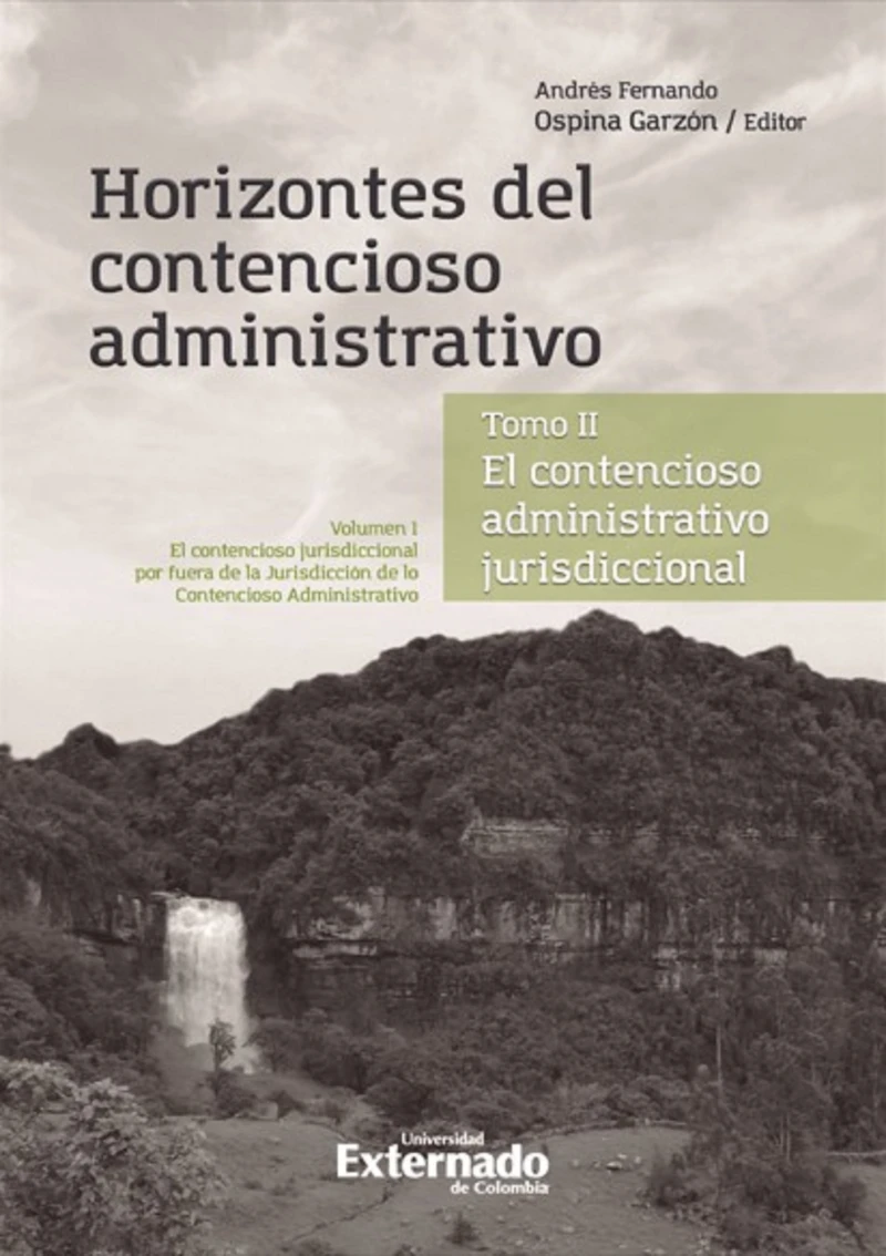 Portada: Horizontes del contencioso administrativo
