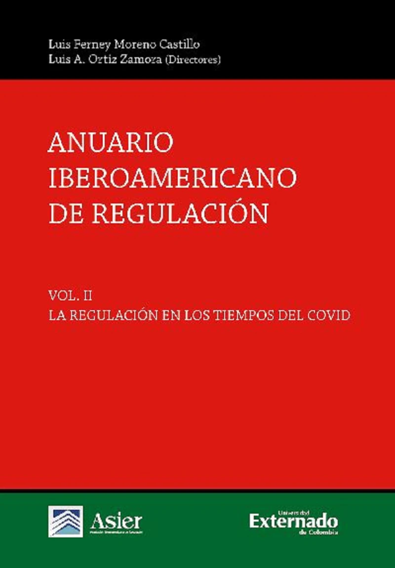 Portada: Anuario Iberoamericano de regulación.