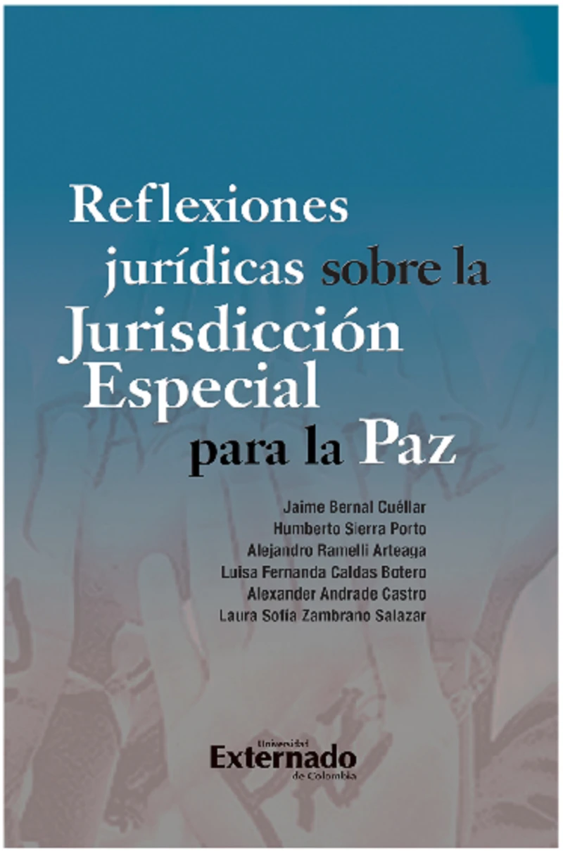 Portada: Reflexiones jurídicas sobre la Jurisdicción Especial para la Paz