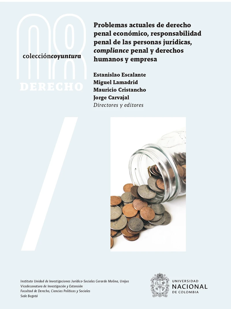 Portada: Problemas actuales de derecho penal económico, responsabilidad penal de las personas jurídicas, compliance penal y derechos humanos y empresa