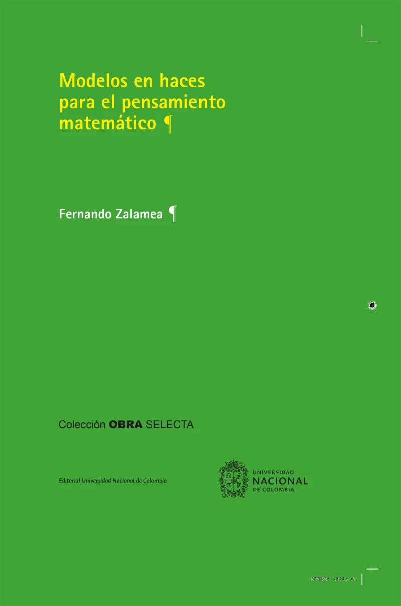 Portada: Modelos en haces para el pensamiento matemático