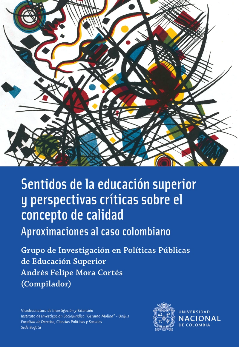 Portada: Sentidos de la educación superior y perspectivas críticas sobre el concepto de calidad