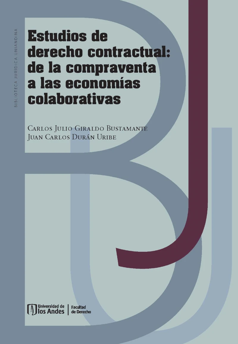Portada: Estudios de derecho contractual