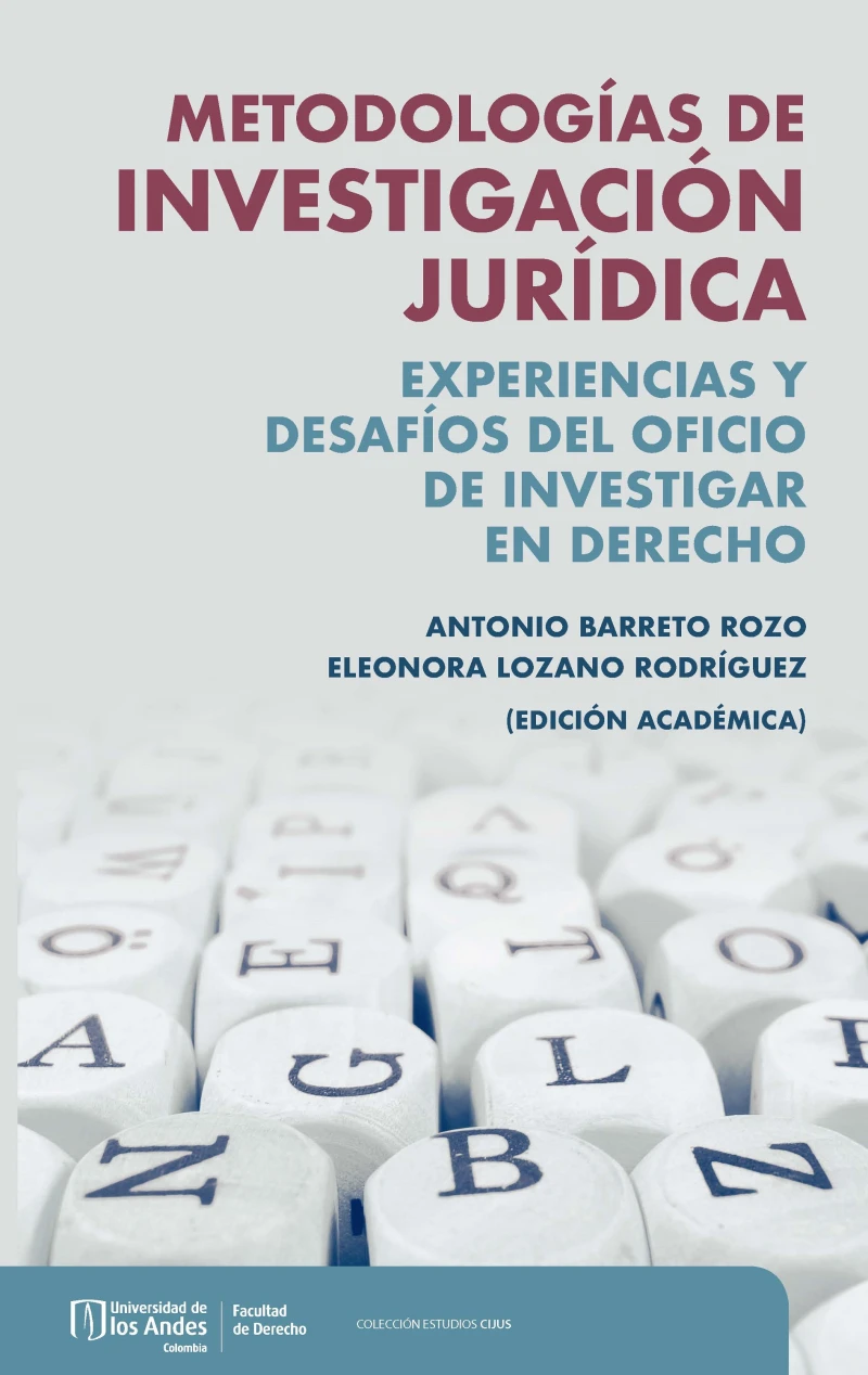 Portada: Metodologías de investigación jurídica : experiencias y desafíos del oficio de investigar en derecho