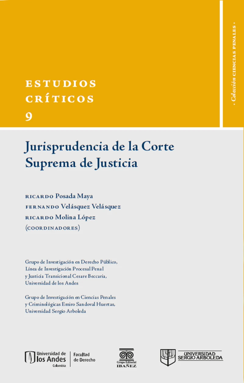 Portada: Estudios críticos de jurisprudencia