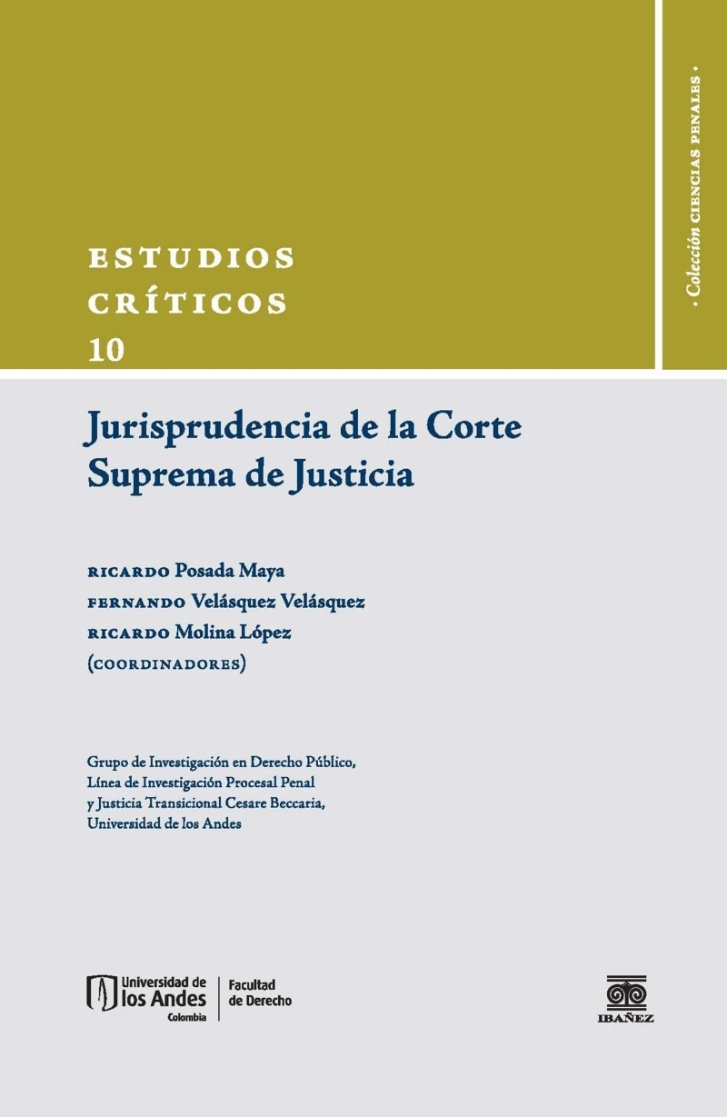 Portada: Estudios críticos de jurisprudencia