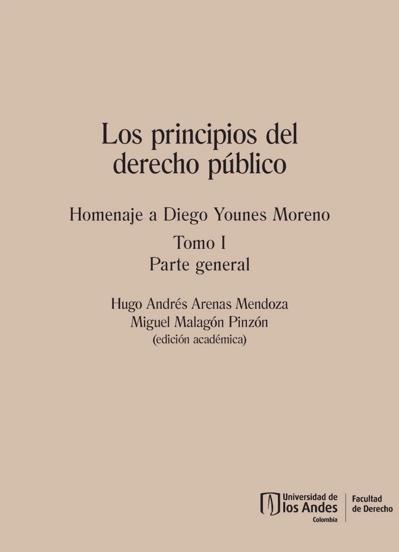 Portada: Los principios del derecho público