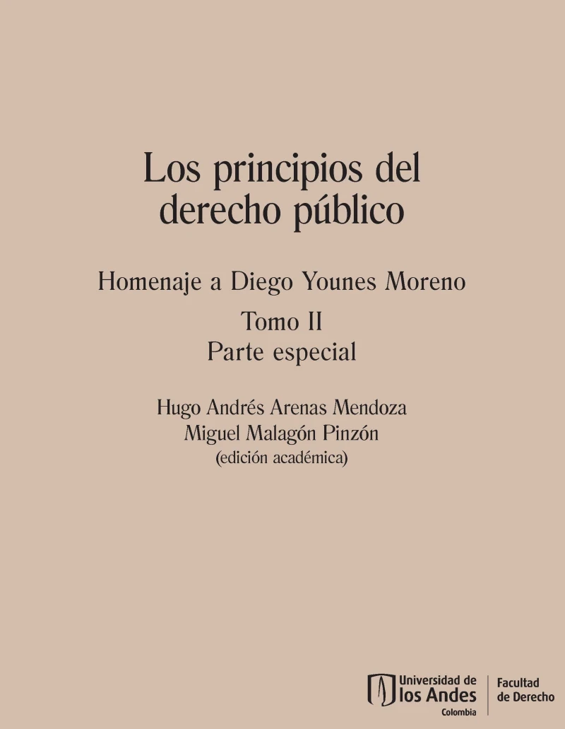 Portada: Los principios del derecho público