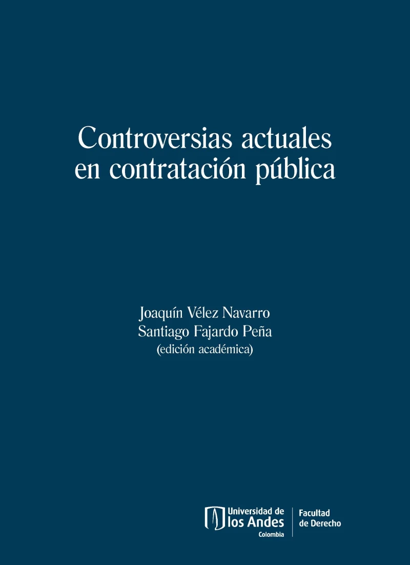 Portada: Controversias actuales en contratación pública