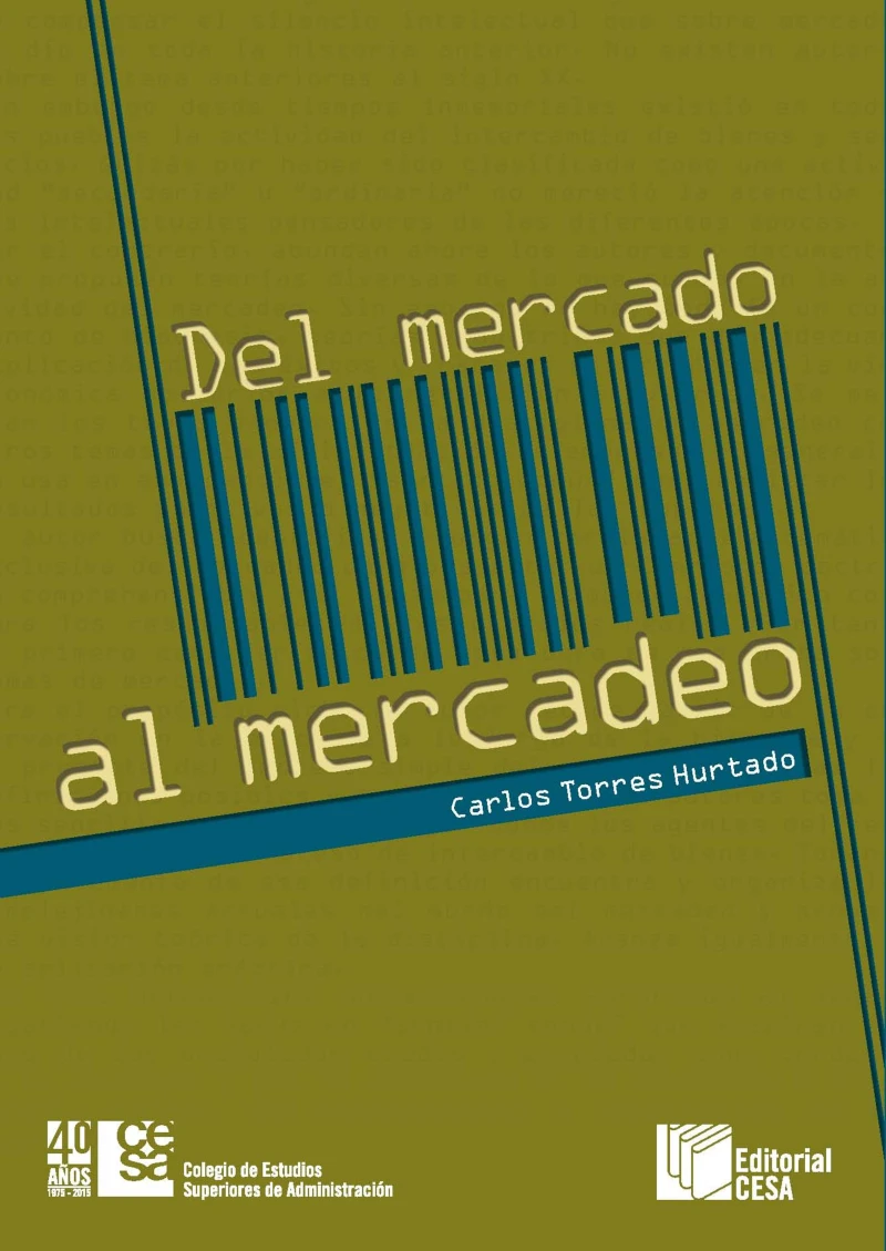 Portada: Del mercado al mercadeo