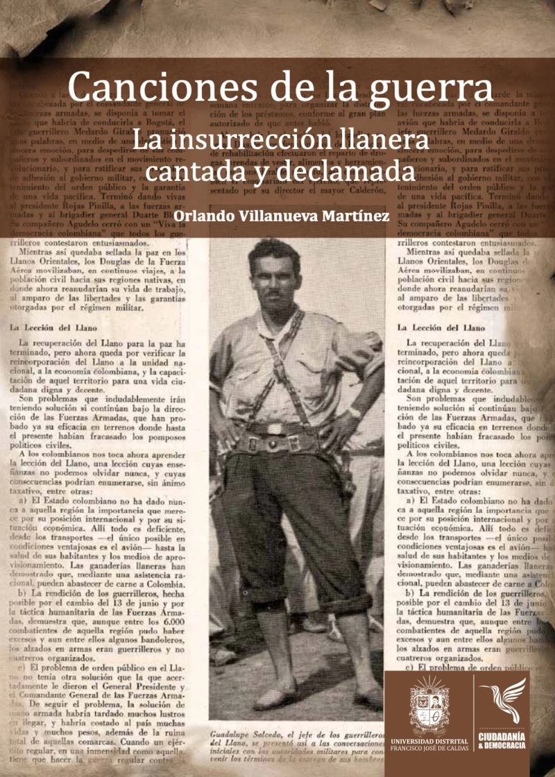 Portada: Canciones de la guerra