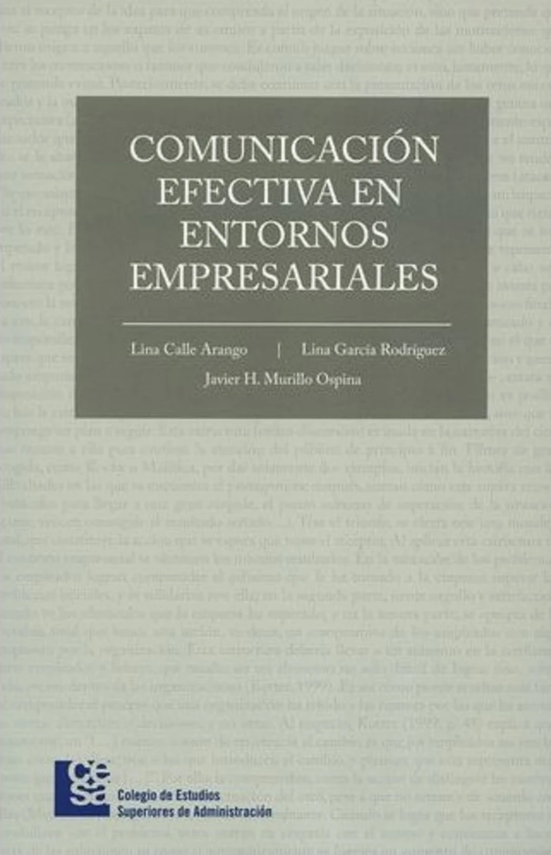 Portada: Comunicación efectiva en entornos empresariales