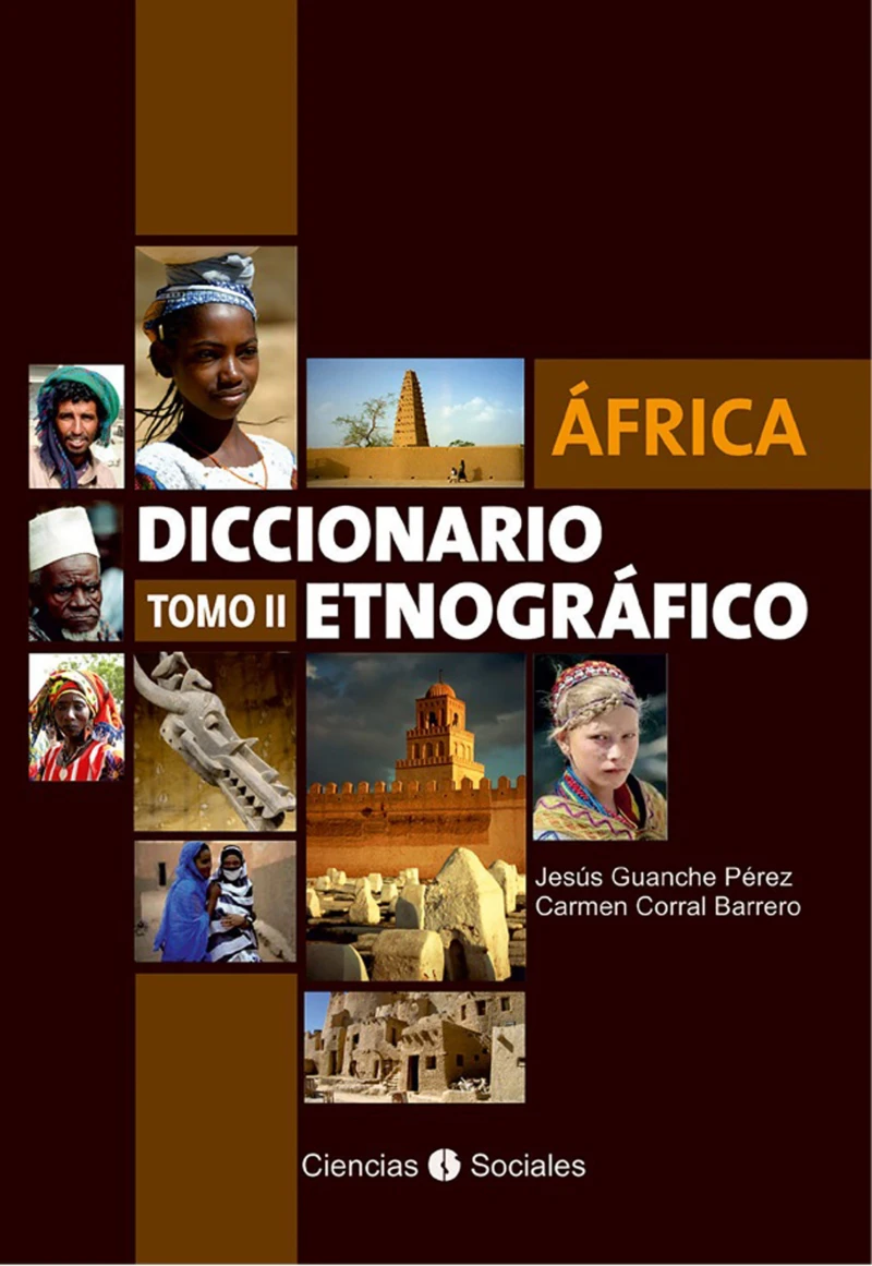 Portada: África. Diccionario etnográfico. Tomo II