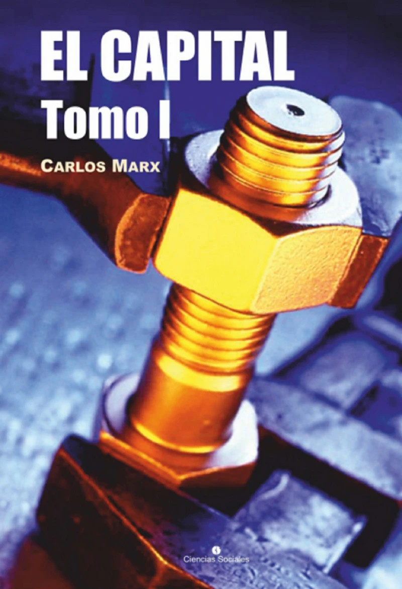 Portada: El Capital. Tomo I