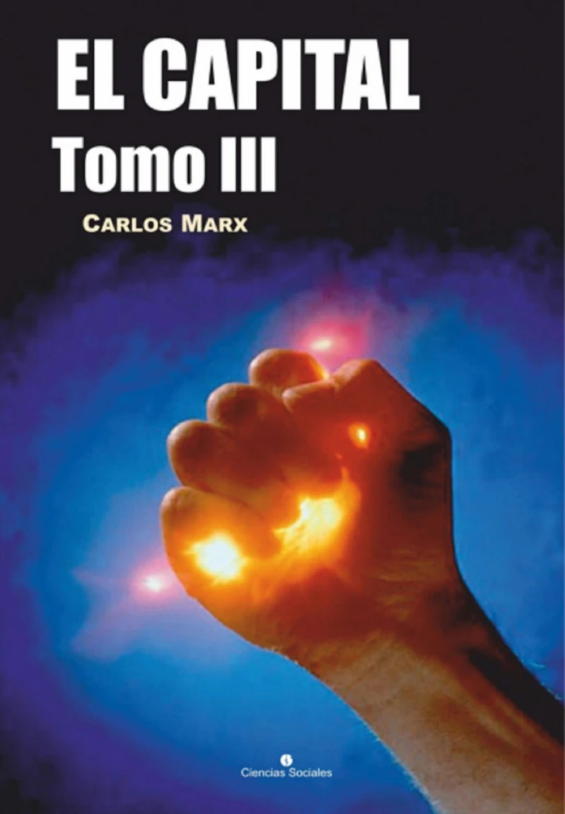 Portada: El Capital. Tomo III