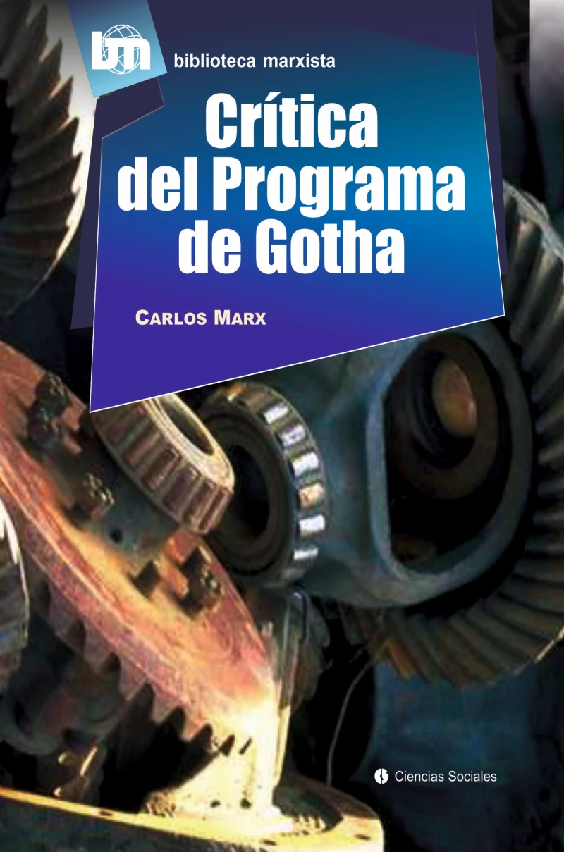 Portada: Crítica al programa de Gotha