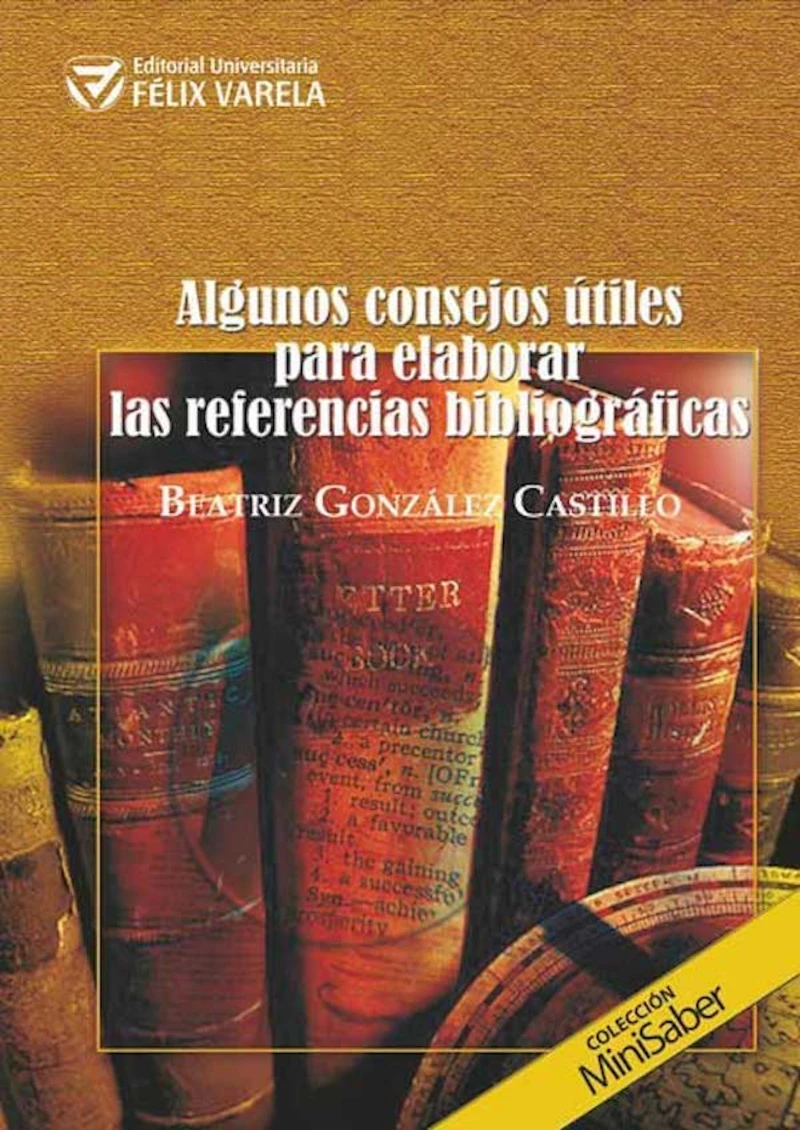 Portada: Algunos consejos útiles para elaborar las referencias bibliográficas