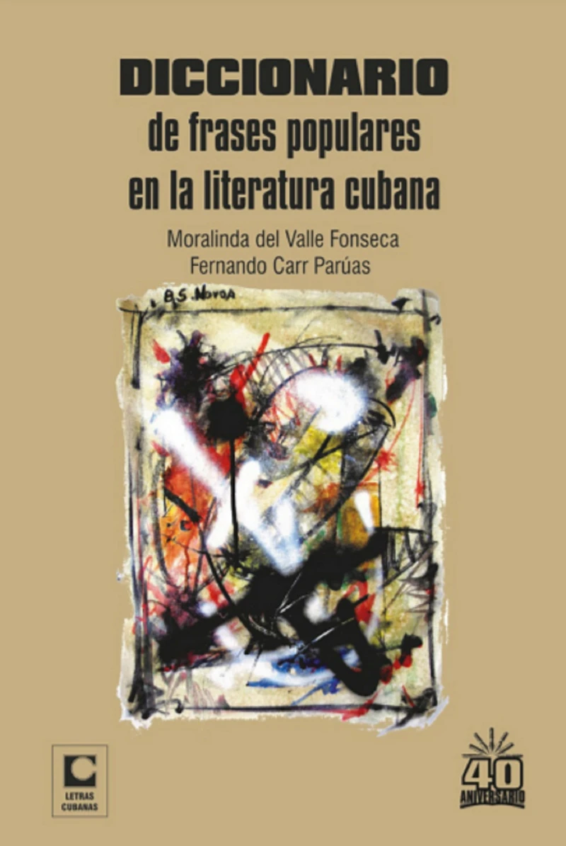 Portada: Diccionario de frases populares en la literatura cubana
