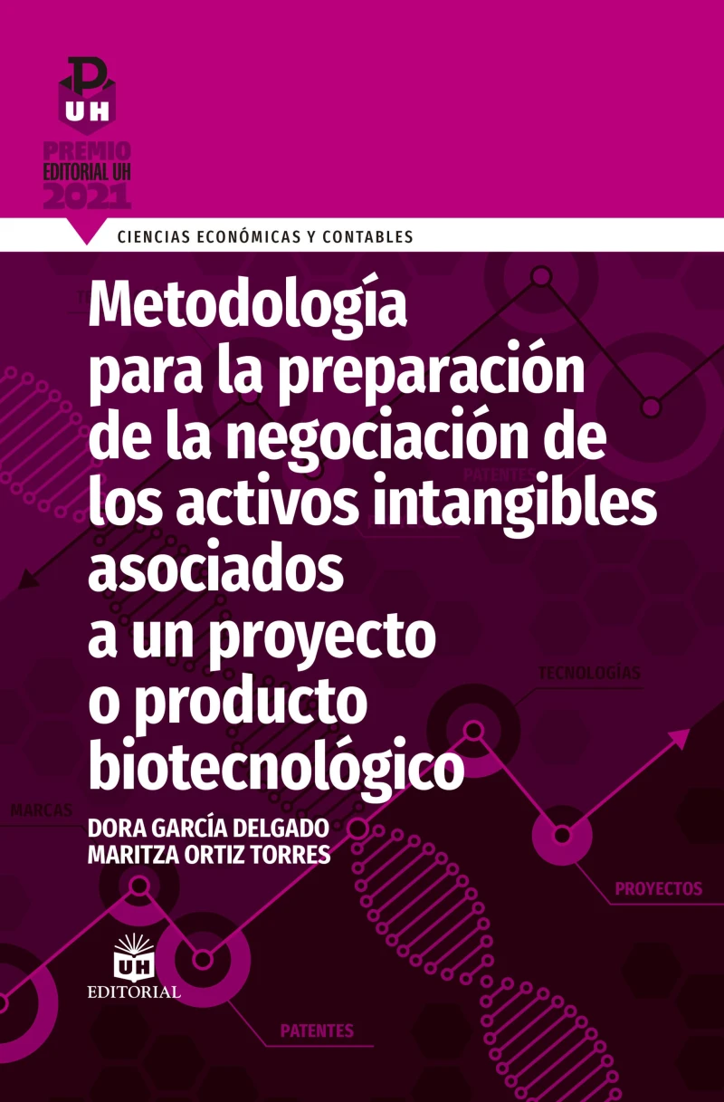 Portada: Metodología para la preparación de la negociación de los activos intangibles asociados a un proyecto o producto biotecnológico