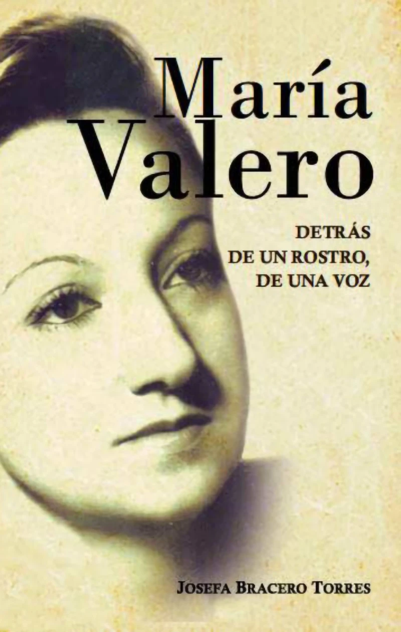 Portada: María Valero. Detrás de un rostro, de una voz