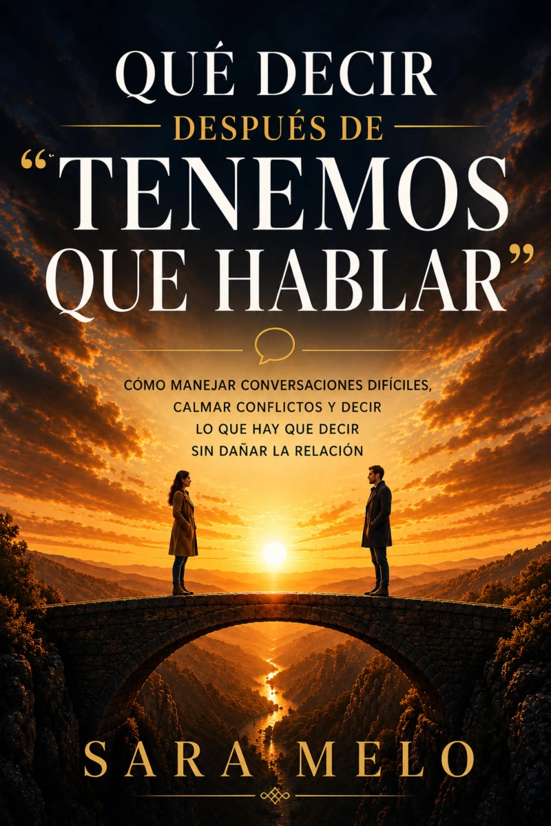 Portada: Qué decir después de “Tenemos que hablar”