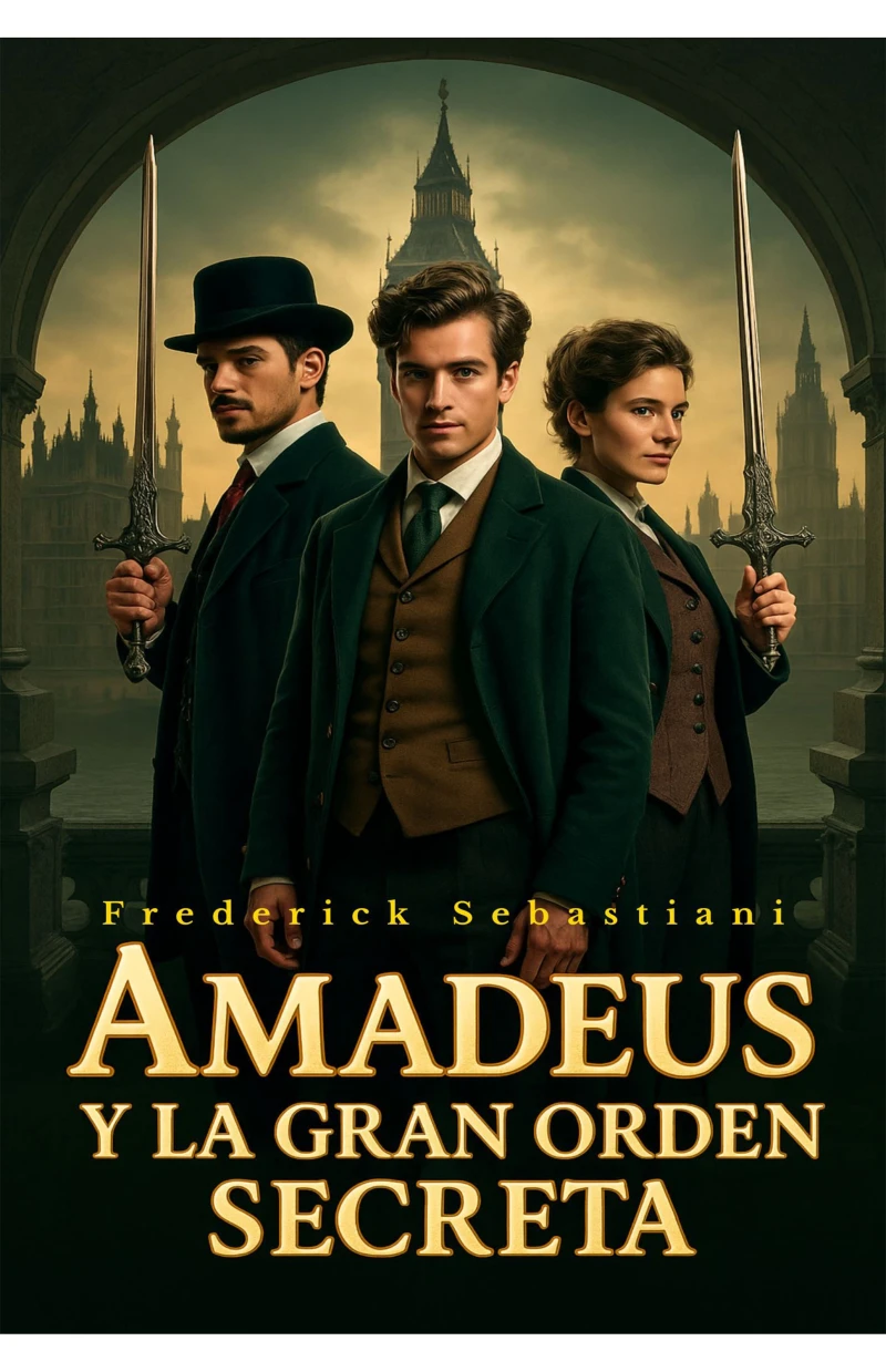 Portada: Amadeus y la gran orden secreta